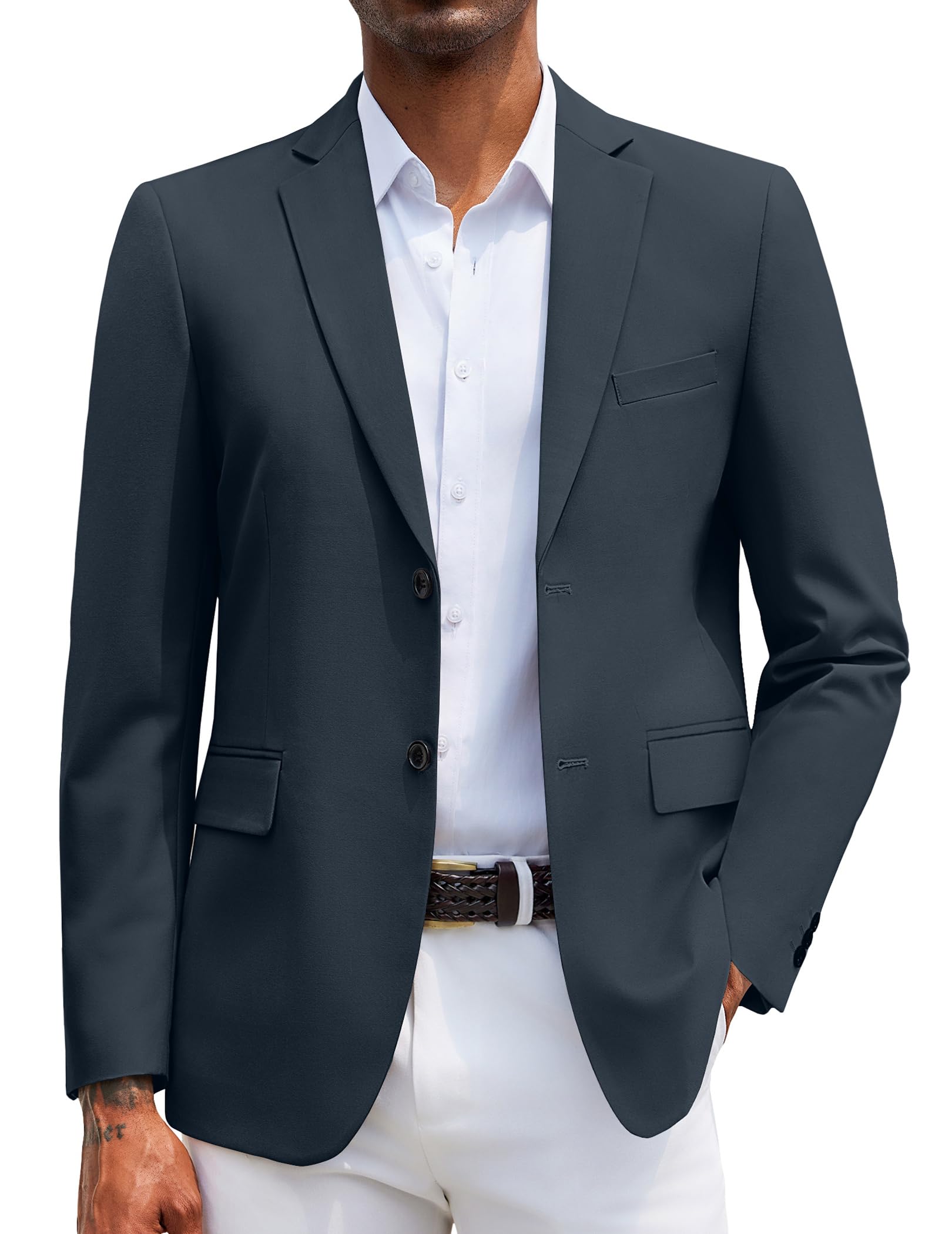 COOFANDY Men's Casual Blazer Lightweight Suit Jacket Slim Fit Sport Coats for Men
