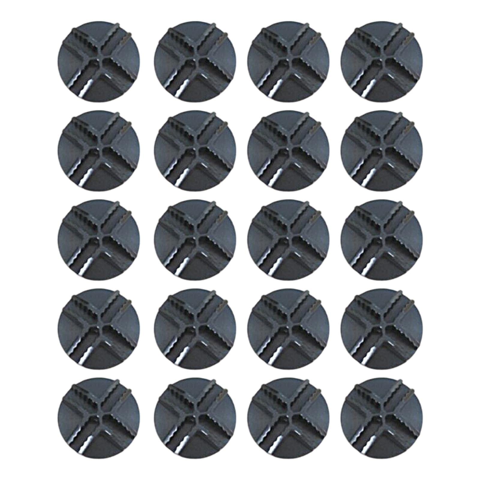 20x Wire Cube Connectors Repair Parts Grid Connectors Grid for Modular Organizer Black Round-image-39
