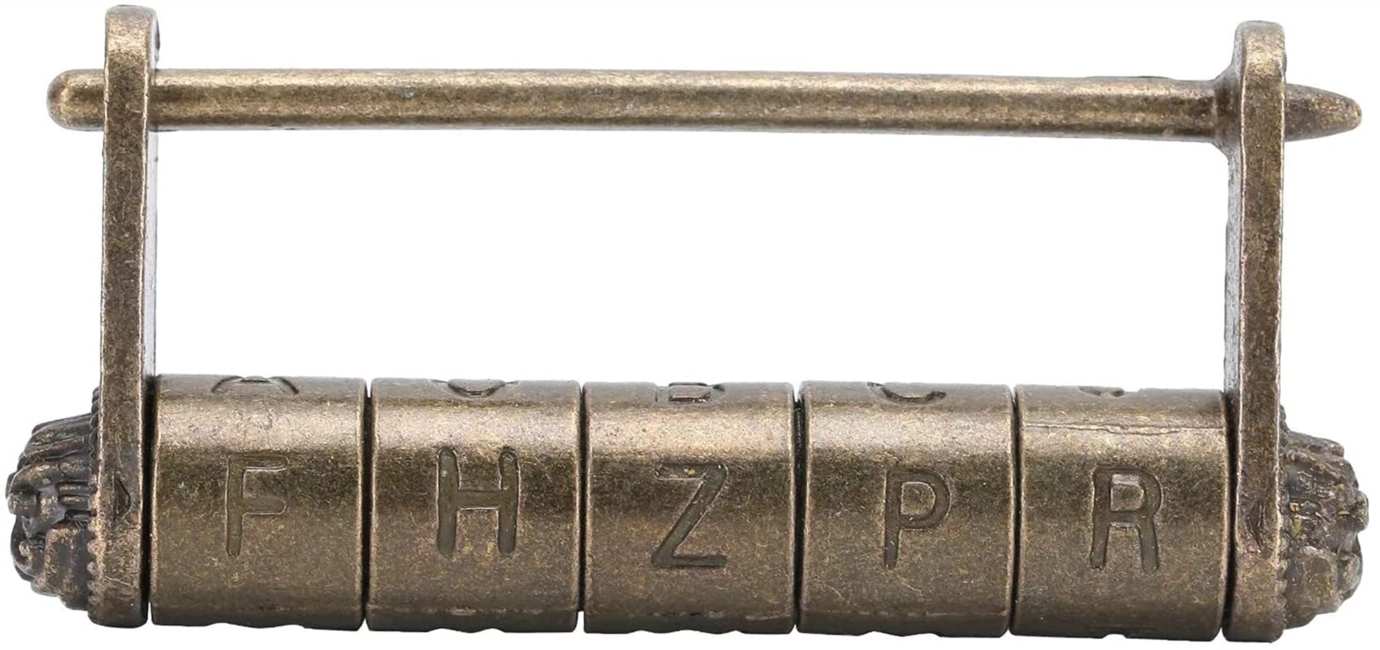 Cgjdfjhe Bronze Padlocks With Code， Password Lock Imitation Copper Padlock Dedicated Jewelry Box For Cabinet Cupboard Combination Padlocks