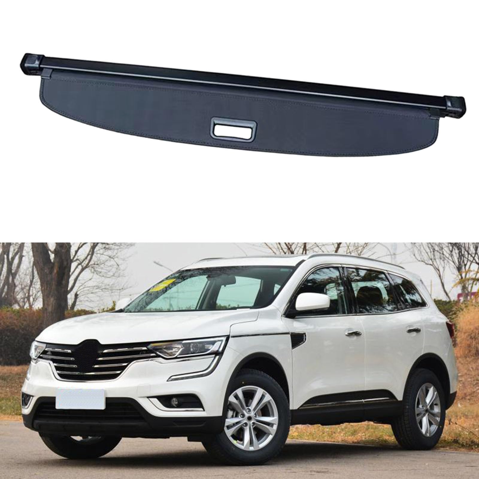 SXLGDW Car Retractable Rear Trunk Parcel Shelf,Compatible with Renault Koleos 2019-2024,Car parts
