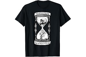 Memento Mori Memento Vivere Skull Design T-Shirt: Embrace Mortality, Live Fully