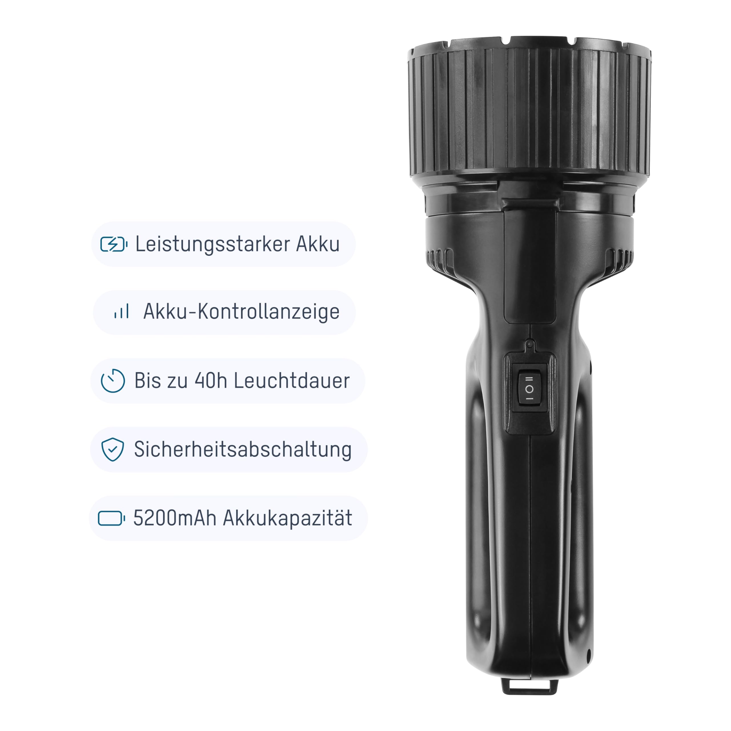ANSMANN Arbeitsleuchte LED Future HS1000FR mit 5 W & 330 Lumen inkl. integriertem Li-Ion Akku und Ladestation - LED Handlampe ideal als Werkstattlampe Arbeitslampe Handleuchte Taschenlampe