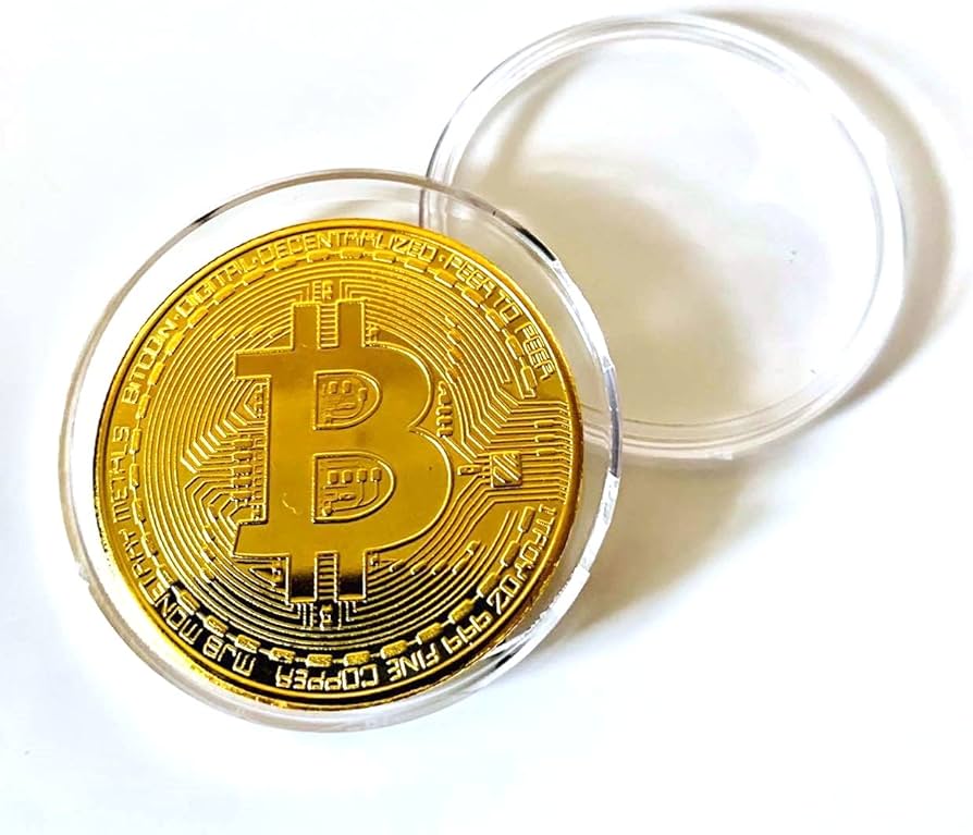 Cryptocurrency Collectable Crypto Physical Gold Metal Coins