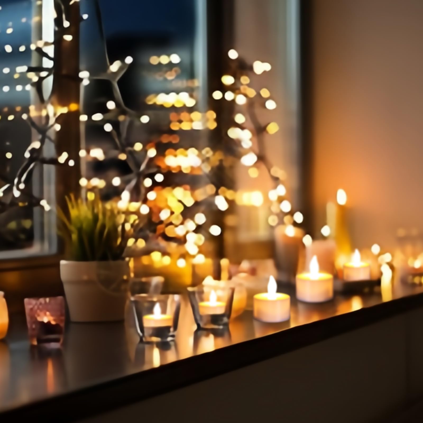idyl light Velas de té LED recargables con estación de carga de temporizador, 6 velas LED recargables con mando a distancia, temporizador para fiestas, habitaciones, salones, Halloween, Navidad