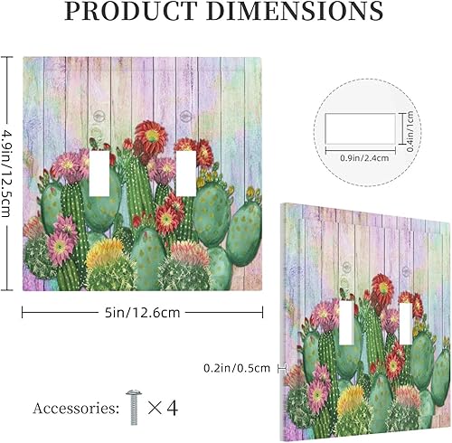 Vista 1065 de Cubiertas decorativas de salida de estrella de mar playera, tablero de madera azul de concha de mar de 1 banda, decoración individual GFCI, placa