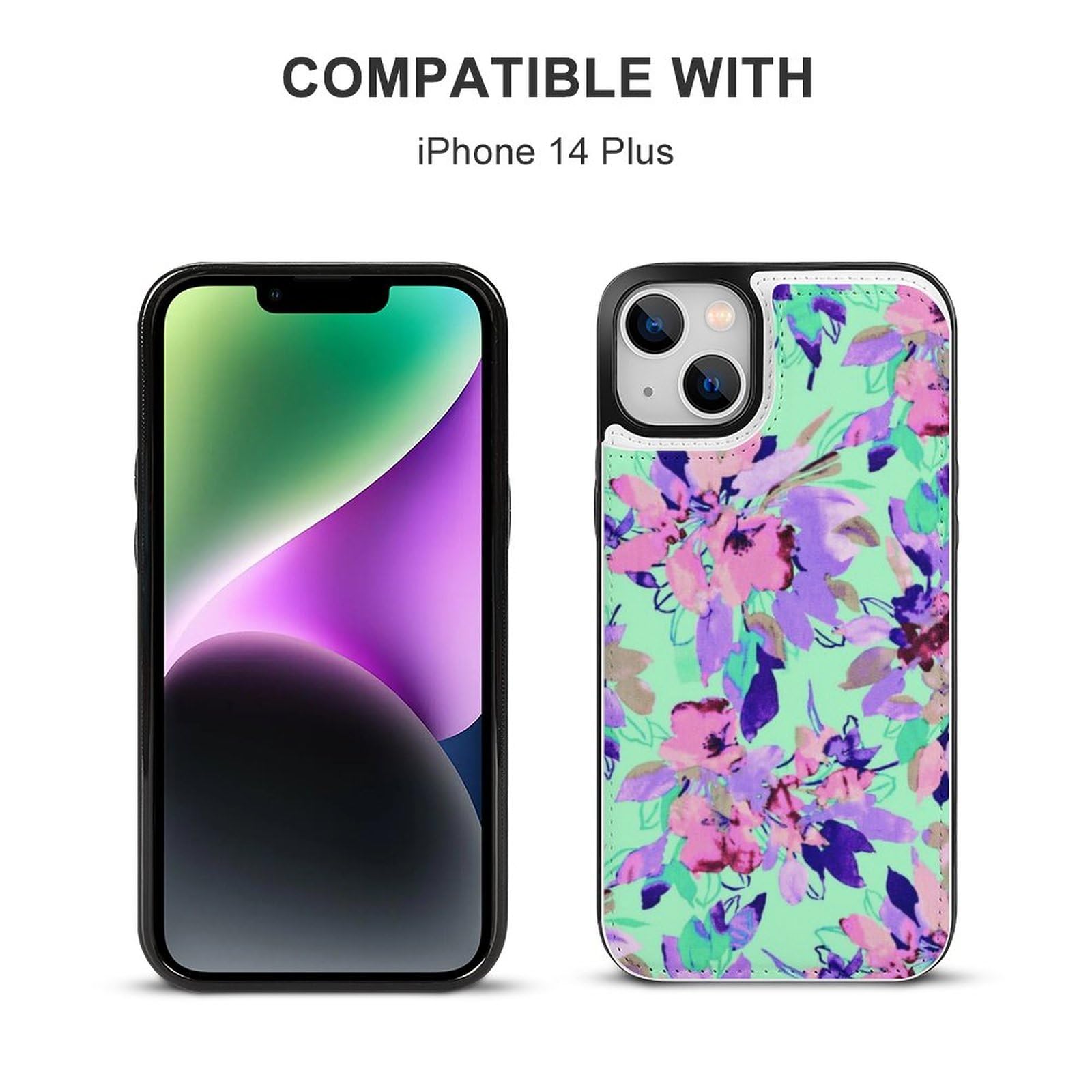 手帳型iPhone14PLUSケース 水色 iPhone iPhone14 Plus ケース 手帳型 カバー 14 手帳型ケース