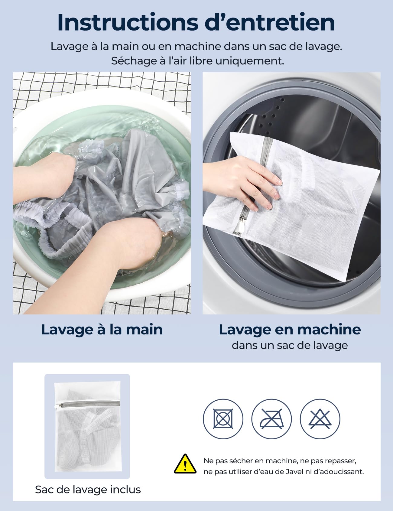 Carer Lot de 3 Couvre-couches pour Adulte Sous-vêtement Anti-fuites pour Incontinence Imperméable Sans Bruit Lavable Réutilisable Culotte Plastique Unisexe Gris Taille M