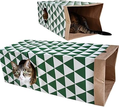 Amazon 猫用トンネルおもちゃ 段ボール ペットおもちゃ ねこがくれ プレイトンネル ペット用品 猫トンネル 折り畳み キャットトンネル 猫遊宅おもちゃ Mzh ハウス 通販