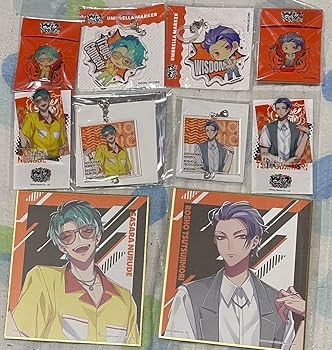 こ*す様 ヒプマイ ちびキャラリング 簓 盧笙 セット ヒプノシスマイク-Division Rap Battle-Rhyme Anima +_ビッグ