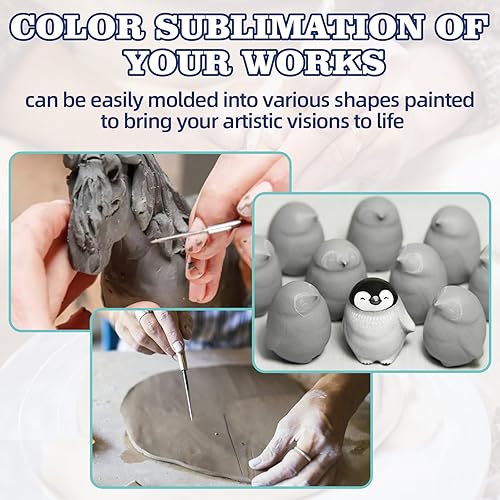 Miniatura 7 de Masilla epoxi para esculpir arcilla, 2 partes A y B para esculpir, modelado, construcción y reparación, 2 libras, natural