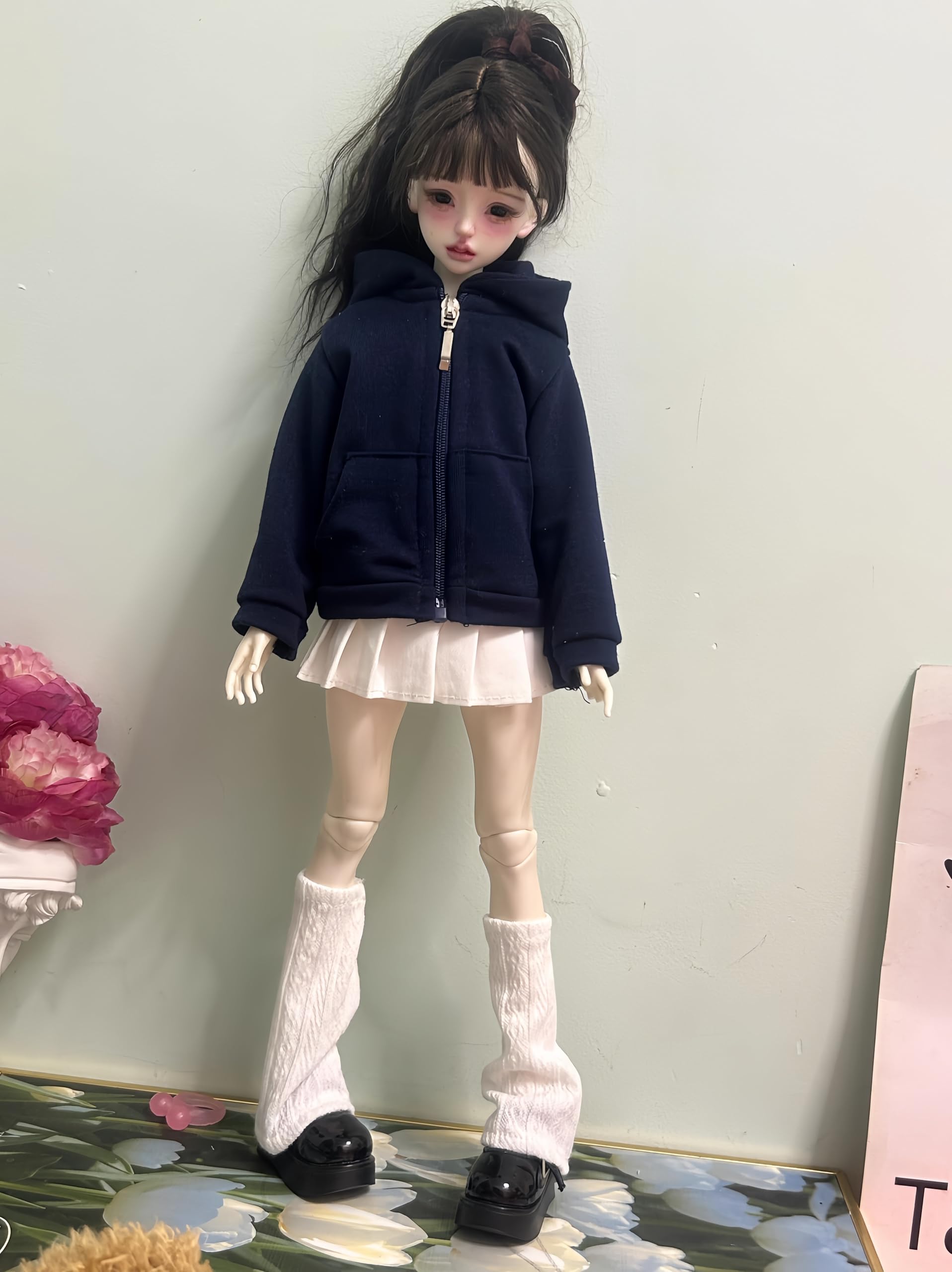 Set di vestiti per bambole BJD da 1/4 con giuntura sferica, fatti a mano, alla moda, adatti per bambole da 40,6 a 45,7 cm (18#)
