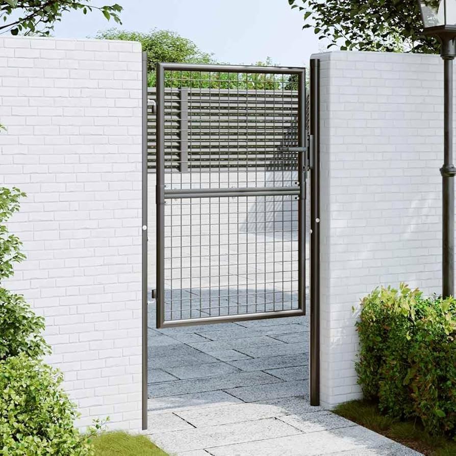 Amazon.com: MINERWALL Mesh Garden Gate Galvanized Steel 39.4