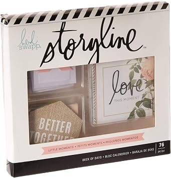 Heidi Swapp Deck of Days Storyline-Little Moments 76 Pieces