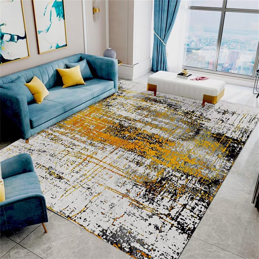 Tapis réfrigérant chien antidérapant et tapis de chambre moderne gris