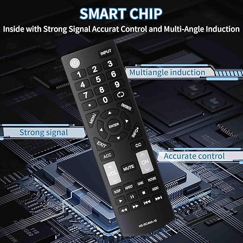 Miniatura 5 de Reemplazo universal de control remoto apto para todos los televisores Insignia LED-LCD HDTV
