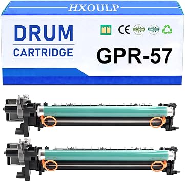GPR-57 Black Drum Unit Compatible for Canon ImageRUNNER Advance 4525 4535 4545 4551 4525i 4535i 4545i 4551i DX 4725i 4735i 4745i 4751i, 0475C003AA Copier Drum Kit 2-Pack