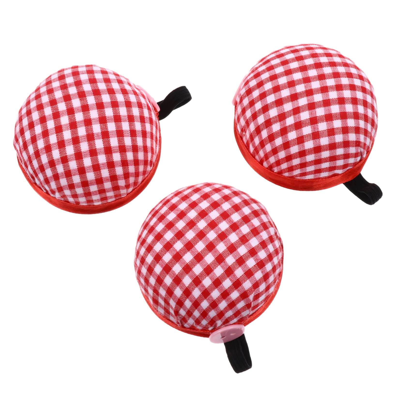 Uonlytech 3pcs Wearable Sewing Pin Cushion Wrist Strap Convenient Needle Storage Pouch for Efficient Home Sewing Decorative Design Easy to Use for Crafting and DIY Projects