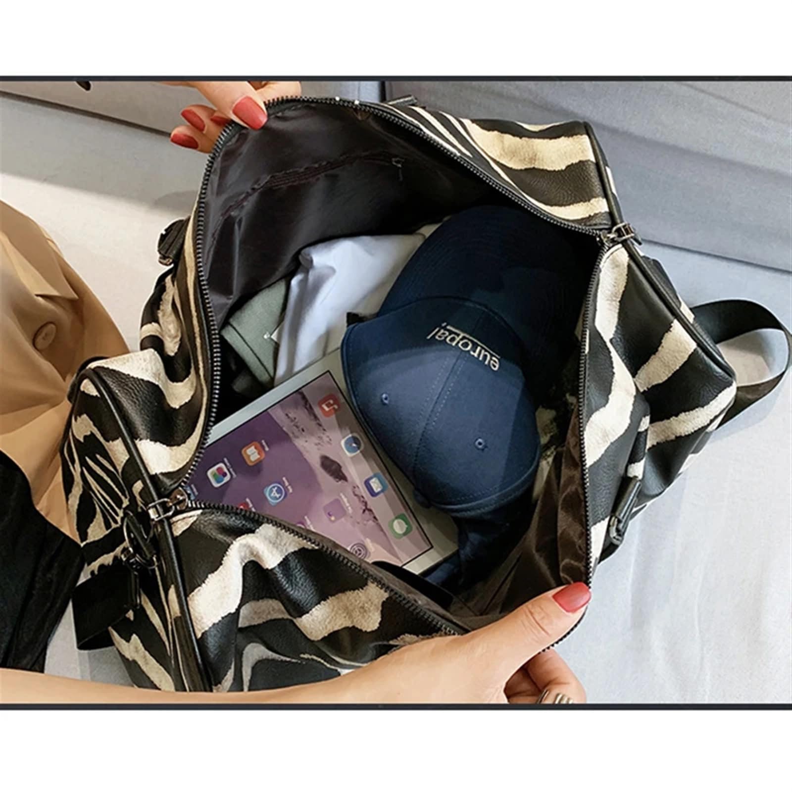 Ligera Bolsa De Viaje Maleta de Mano Grande, Bolso de Mano, Bolso de Cuero for Mujer, Bolso de Hombro, Bolsas de Mano for Mujer, Maleta de Viaje Bolsa De Equipaje