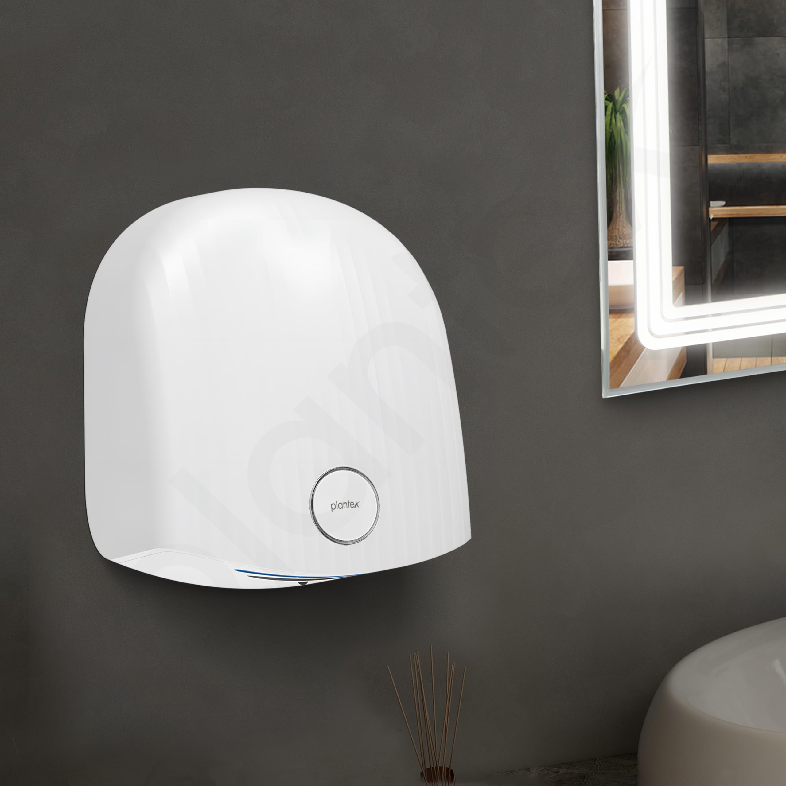 Plantex Automatic Hand Dryer - Touch-Free & Quiet -2