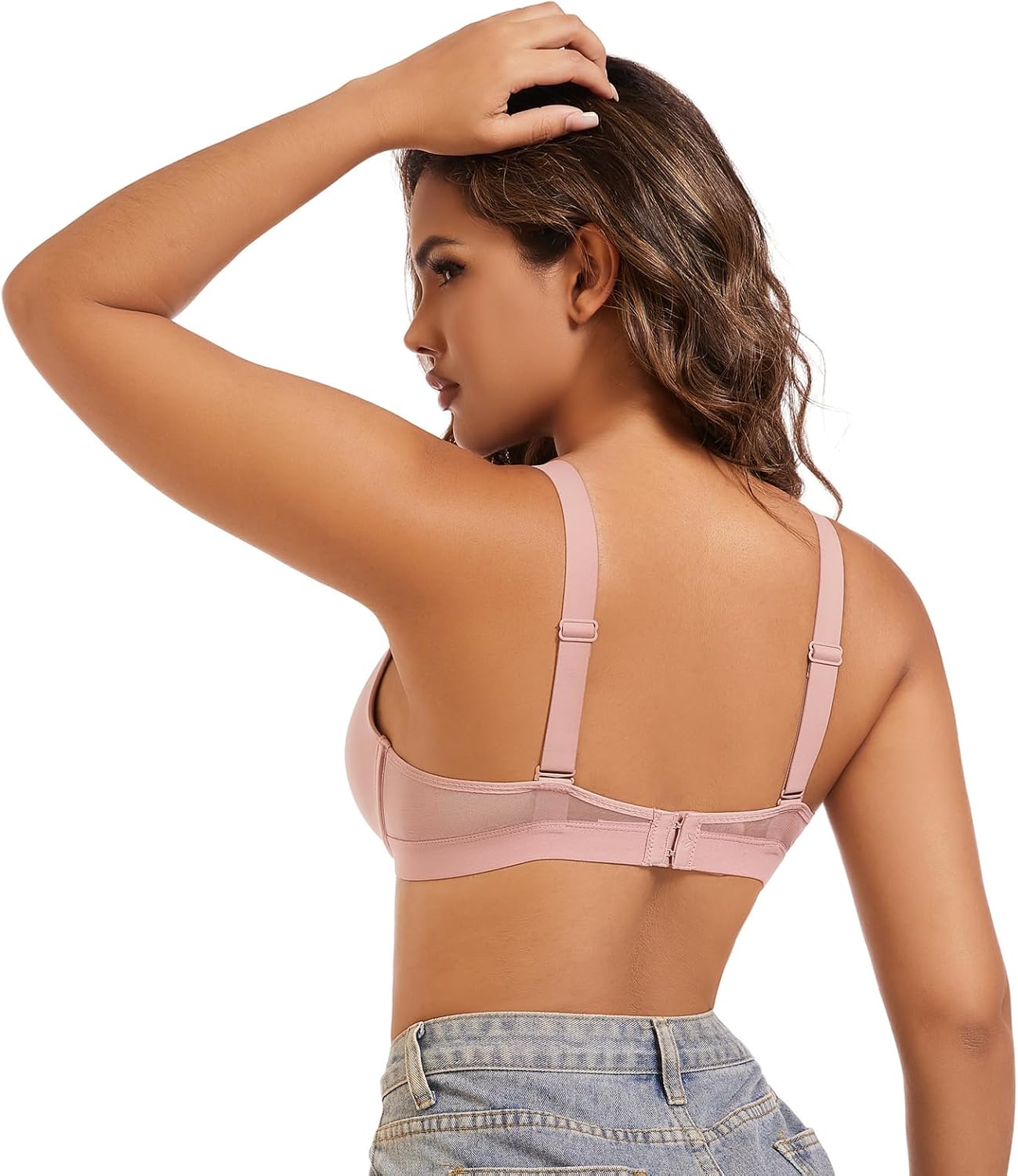 Women's Push Up Bra Underwire Support Deep V Sexy Comfort Everyday Bras