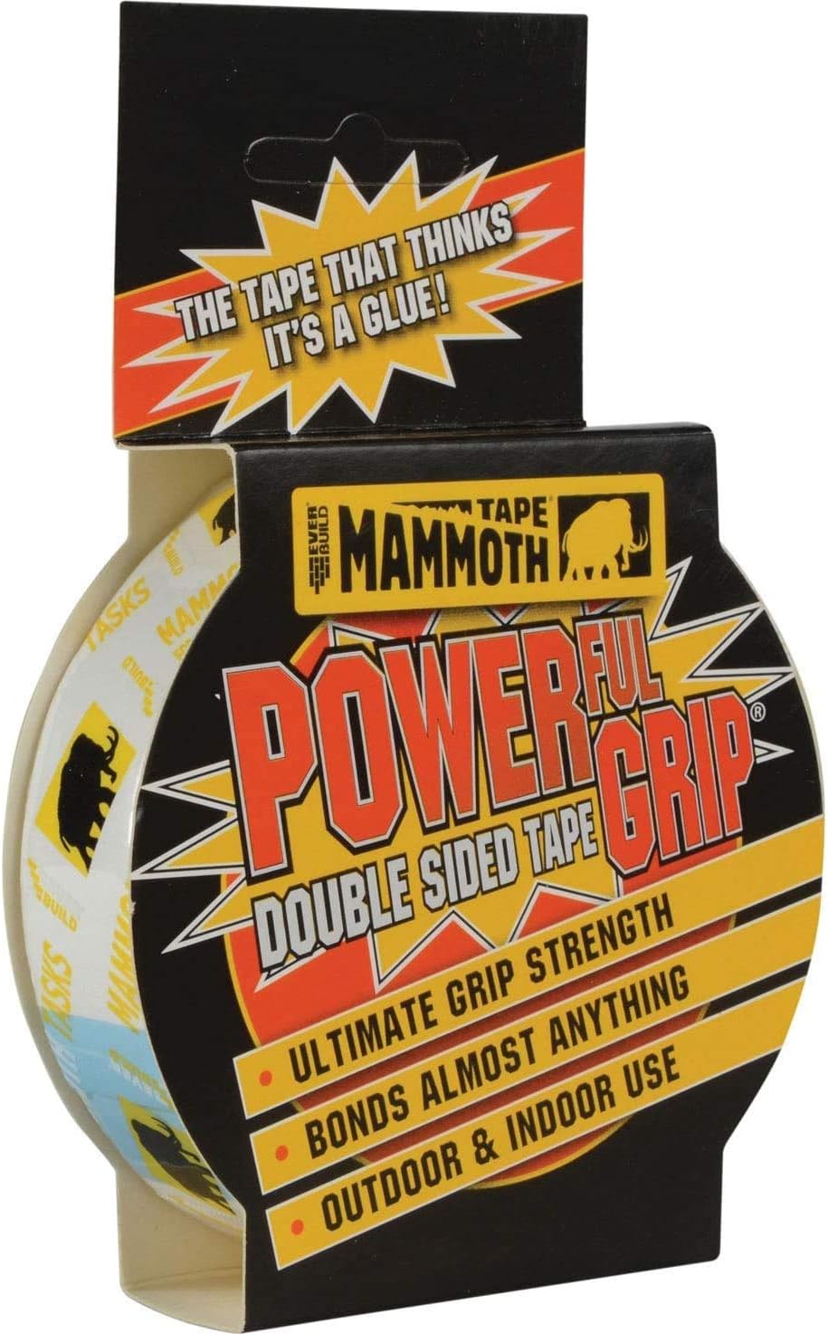 Everbuild Mammoth Powerful Grip Tape Reinforced Double Sided Tape