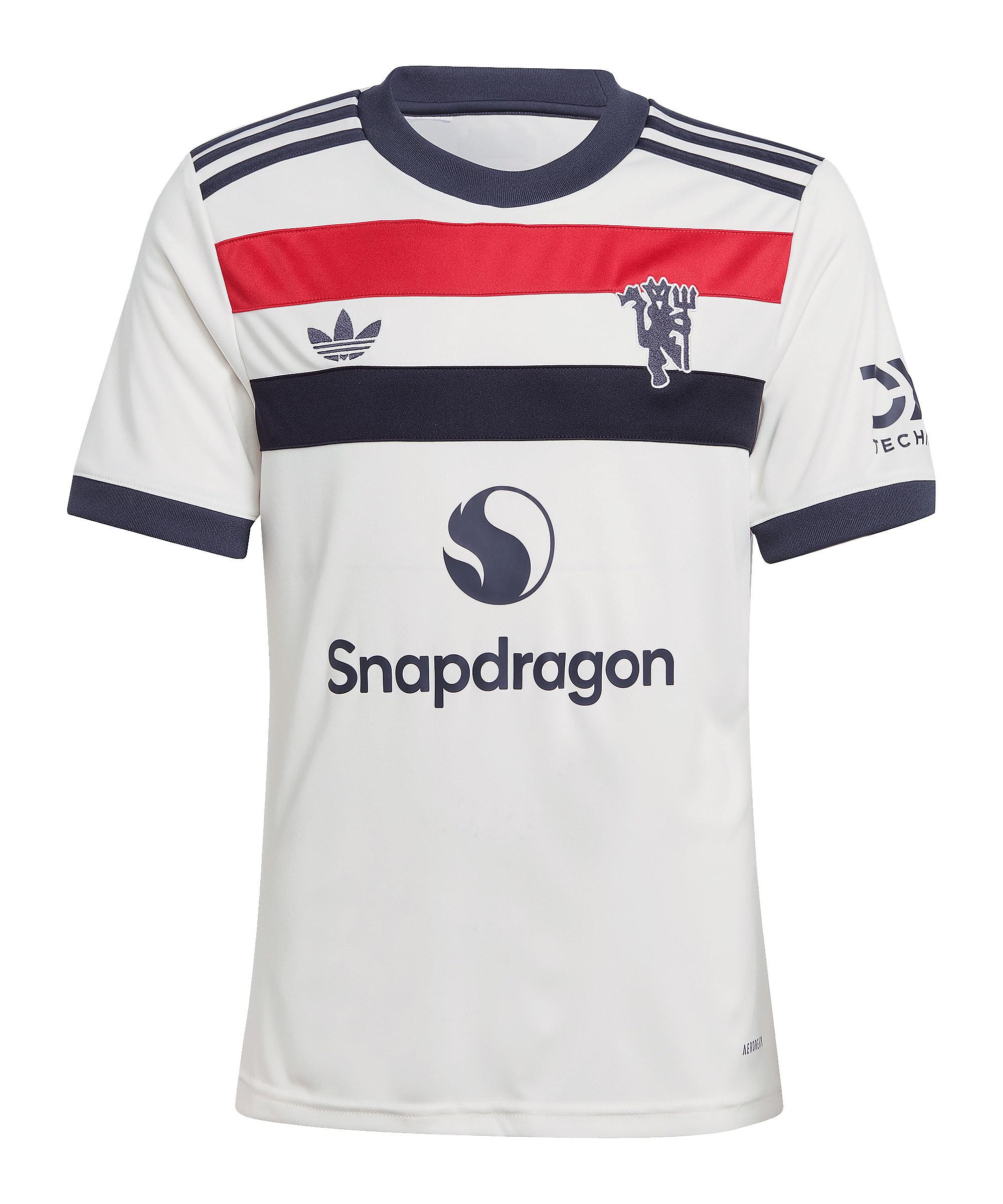 adidas Manchester United 24/25 Third Jersey Kids, Recycled Polyester, White