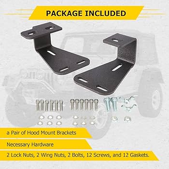 Amazon | AUXMART ハイリフトジャッキマウントフードブラケット 交換用