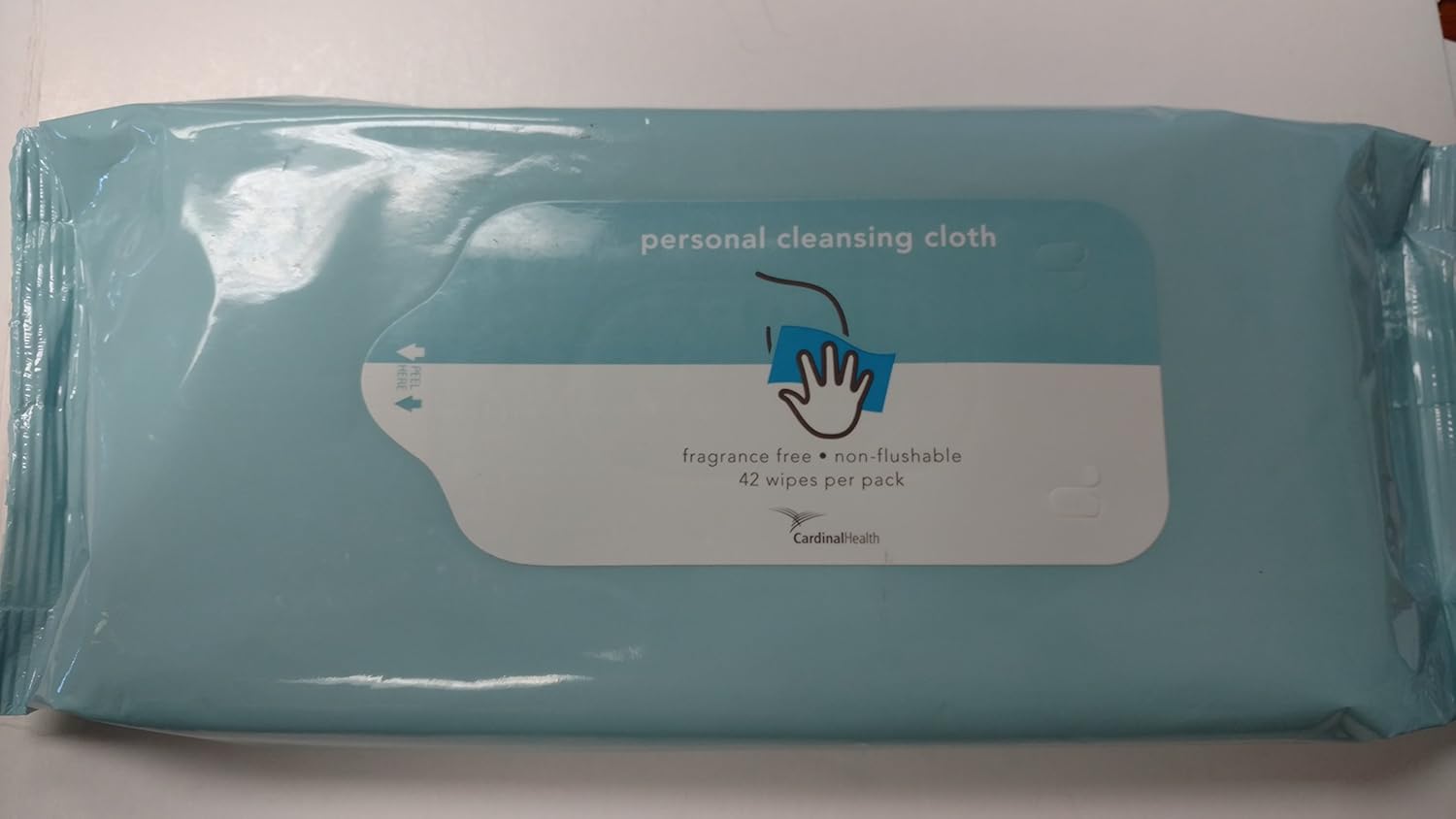 Wet Wipes Personal Cleansing Cloth, Unscented, Non