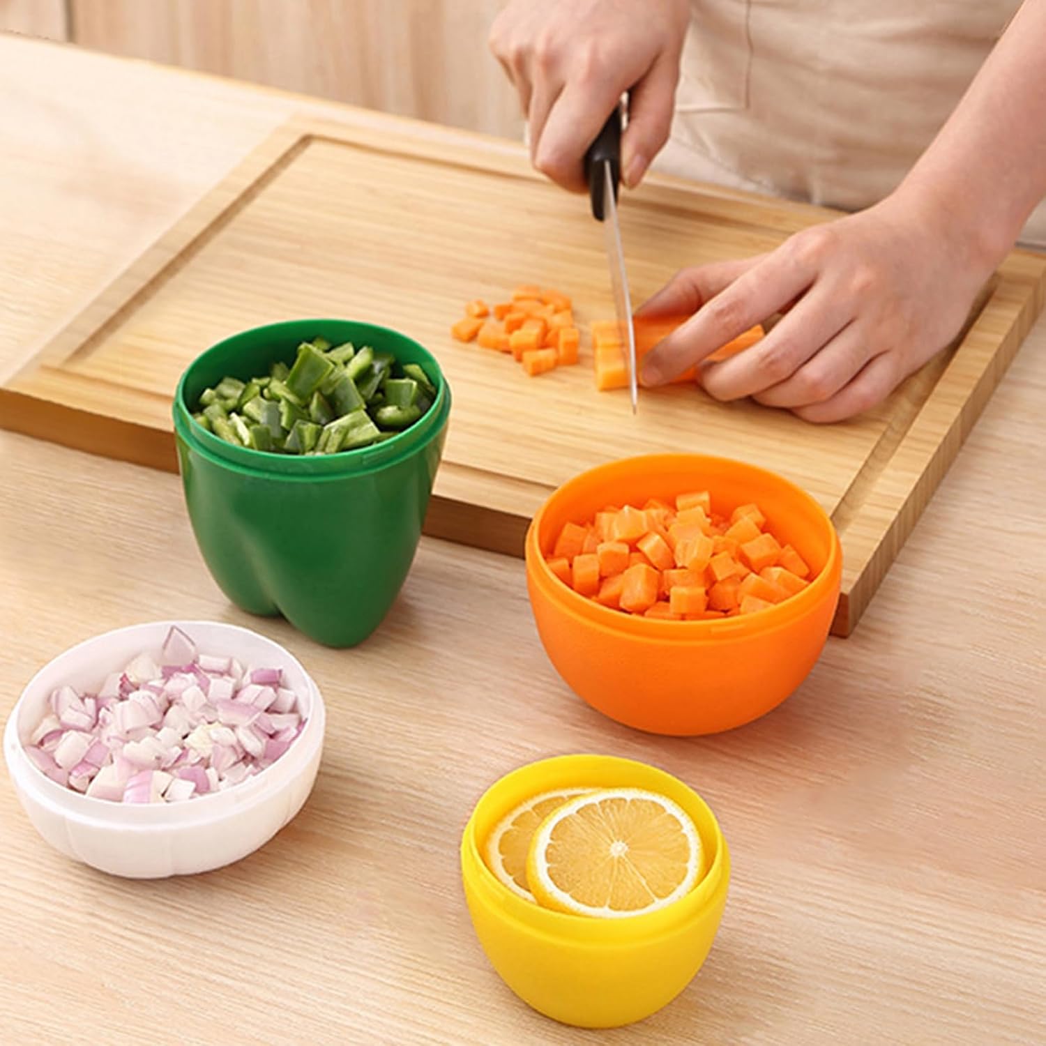 Onion Keeper Lemon Holder Saver for Refrigerator