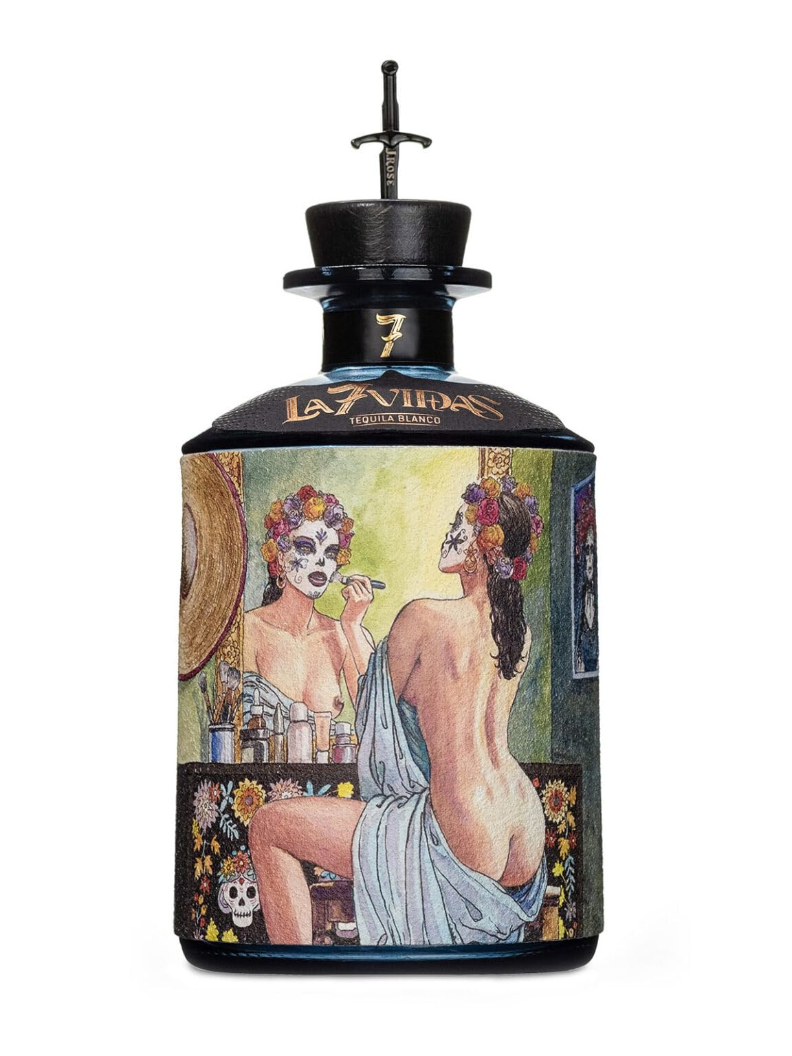 7VIDAS Tequila Blanco de Agave | J. Rose Family | L'Essenza Autentica del Messico | 70cl - 40% Vol.