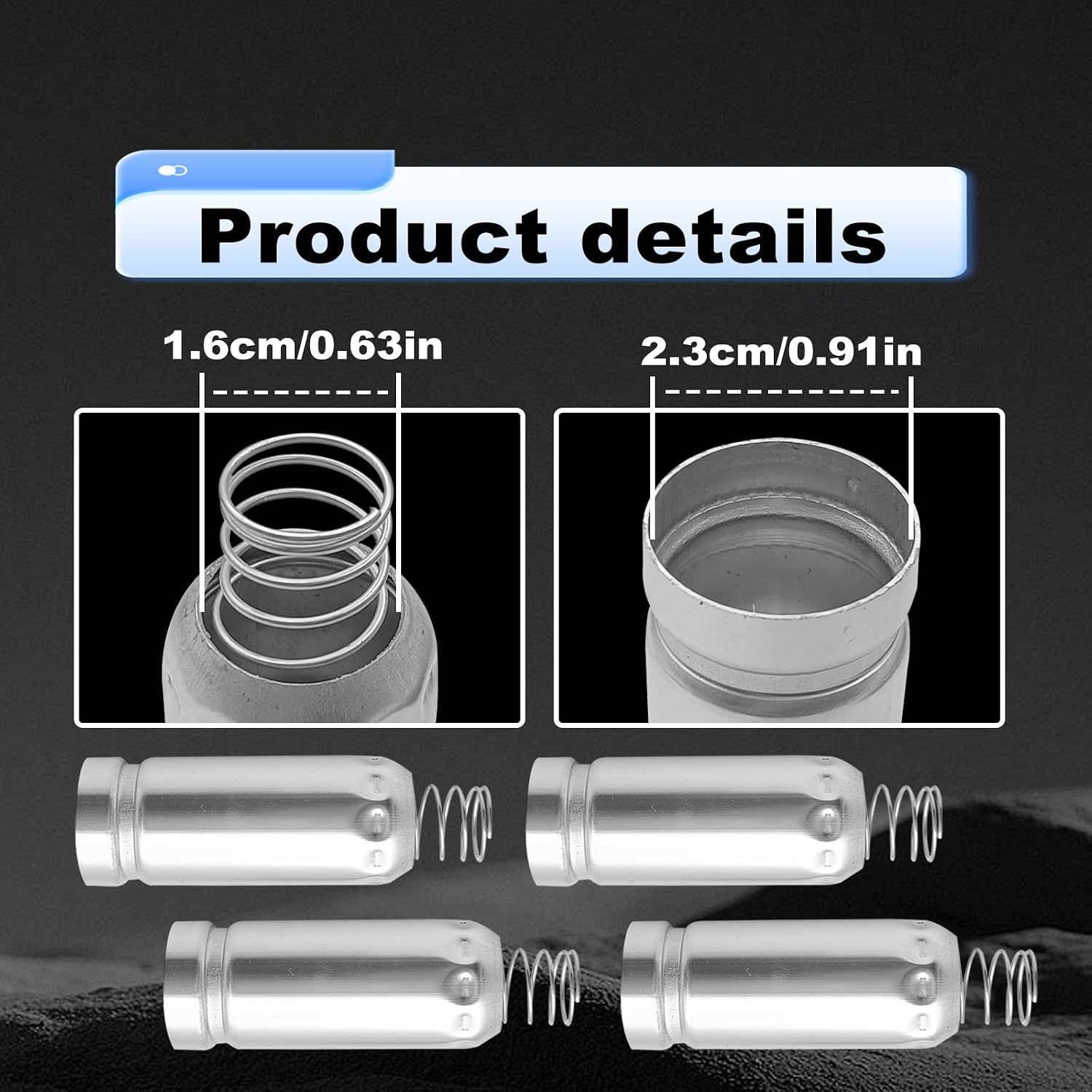 stymart 8Pcs Spark Plug Wire Metal Heat Shield Sleeve Compatible With 2000-2023 Chevy Gm Ls 6.0l 4.8l 6.2l 5.3l V8 Engines Replace OE 9748HH, 9748RR