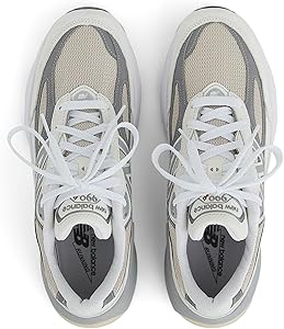 Amazon.co.jp: [New Balance] 990 V6 U 990 NC6 Sneakers, White (Gray