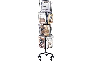 Safco Rotary Comic Book Spinner Rack: Showcase Your Collection in Style
