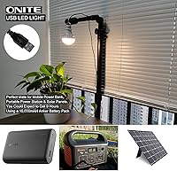 Vista 5 de Onite - Paquete de 2 bombillas LED USB para iluminación de emergencia para campamento, garaje, preparación para cortes de energía, para estación