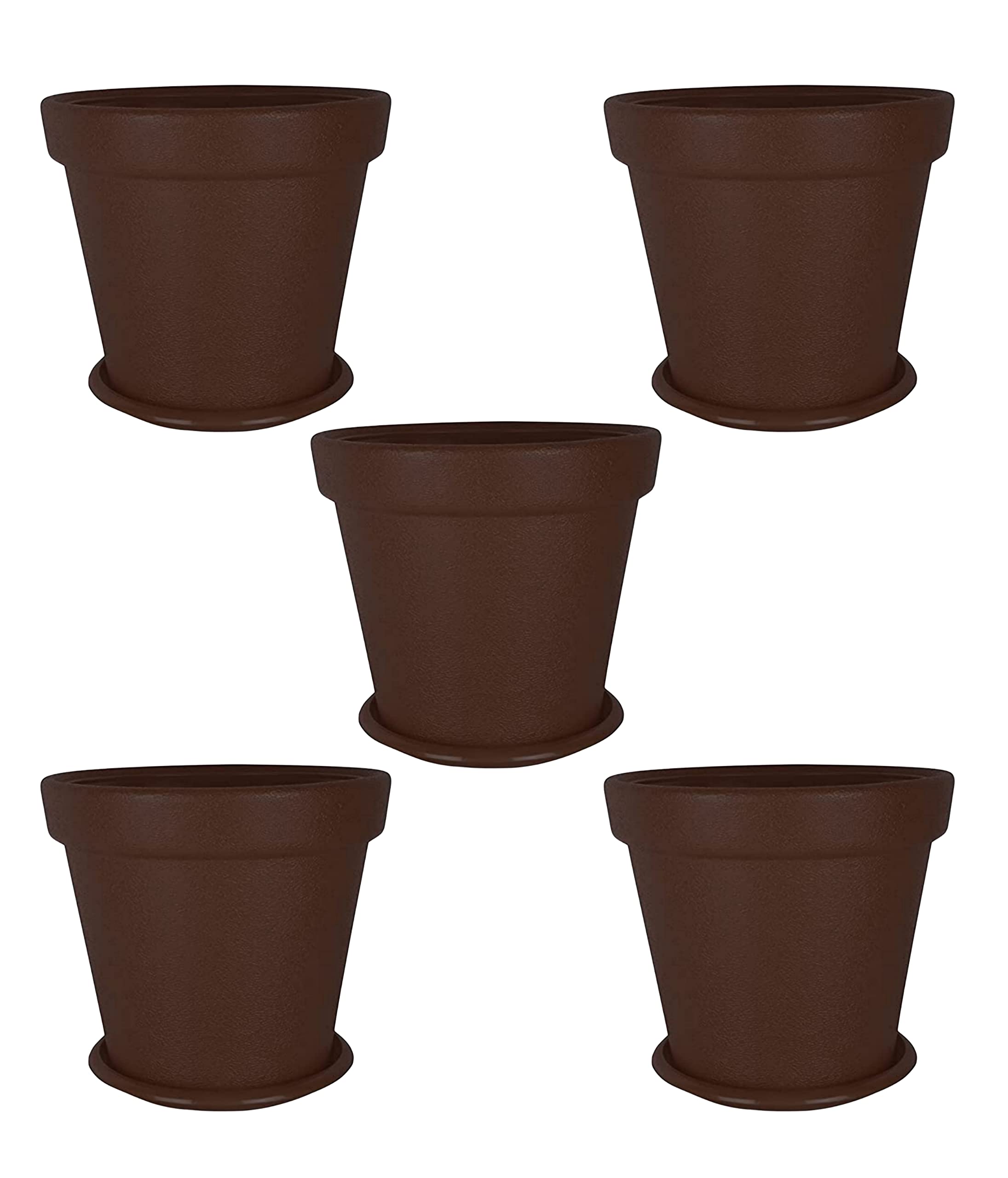 See full amazon price history chart for SIYOL Plastic Cosmos Flower Pot with Saucer (12 Inch) – Durable Pot Indoor & Outdoor Garden Gamla for Plants,with Stylish Design Easy to Clean, Space-Saving,Lightweight |(Brown, Pack of 5) SIYOL Plastic Cosmos Flower Pot with Saucer (12 Inch) – Durable Pot Indoor & Outdoor Garden Gamla for Plants,with Stylish Design Easy to Clean, Space-Saving,Lightweight |(Brown, Pack of 5) (B0BVQLWC61) Amazon Price History, Amazon Price Tracker