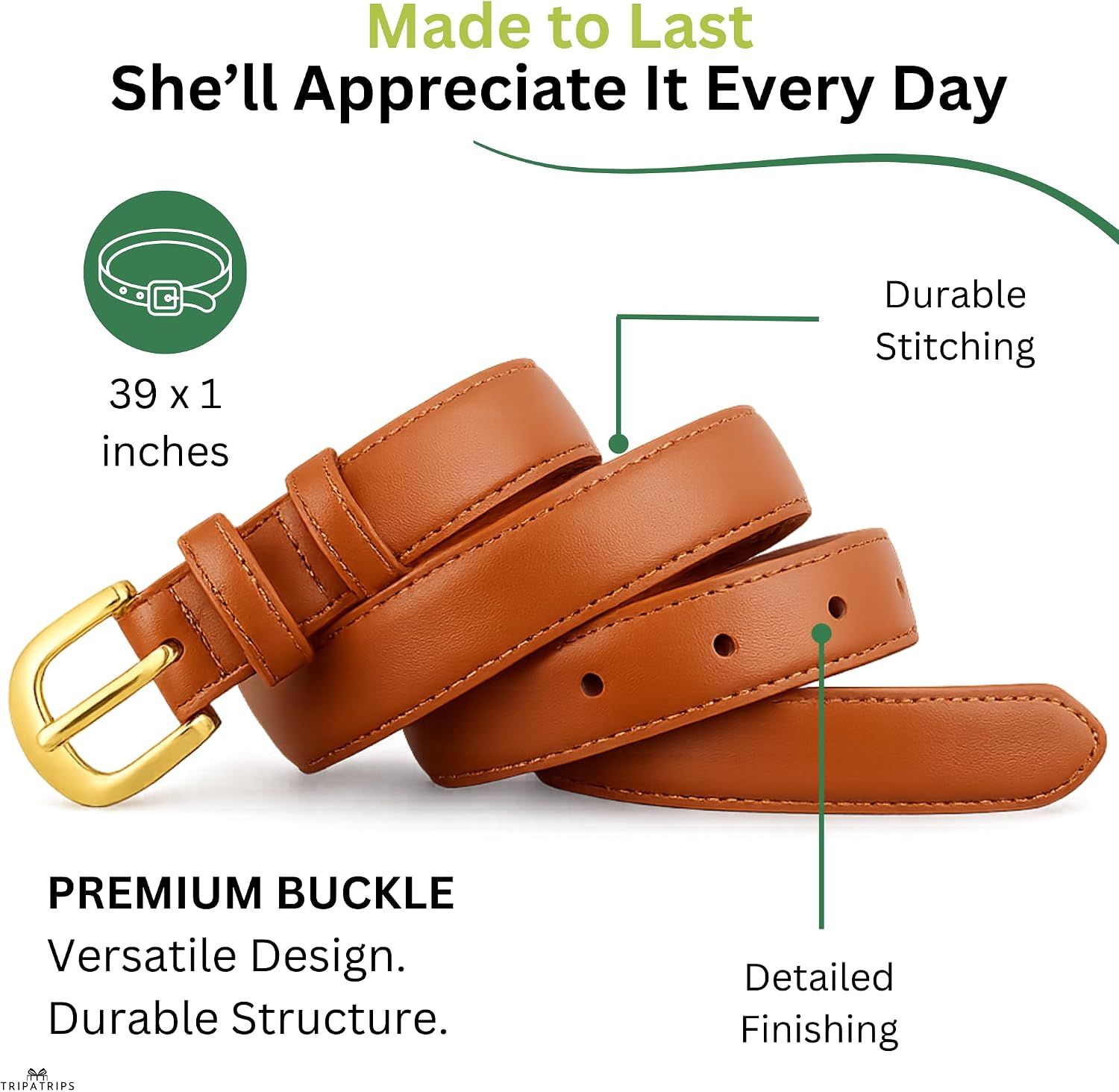 Gifts for Women – Birthday Gifts for Women - Luxury Gift Box with Genuine Leather Wallet & Belt, and 100% Silk Scarf for Her – Beautiful Gift for Mom, Wife, Teacher, Daughter, Sister