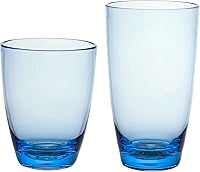 Vista 14 de KLIFA - ETON, 20.8 onzas, juego de 6, vasos de acrílico Highball para beber, tazas de té helado, sin BPA, vasos de plástico apilables, aptos