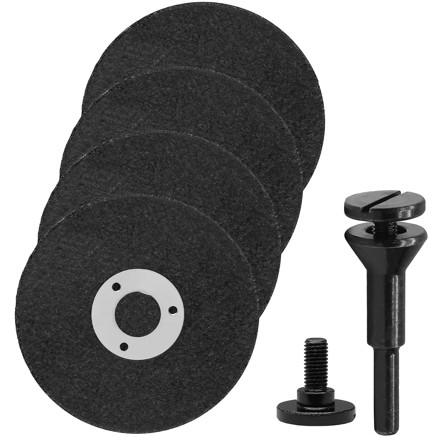 2 Inch Diamond Cut Off Wheel, 2 Pcs, 1/4 Stem Mounting Mandrel