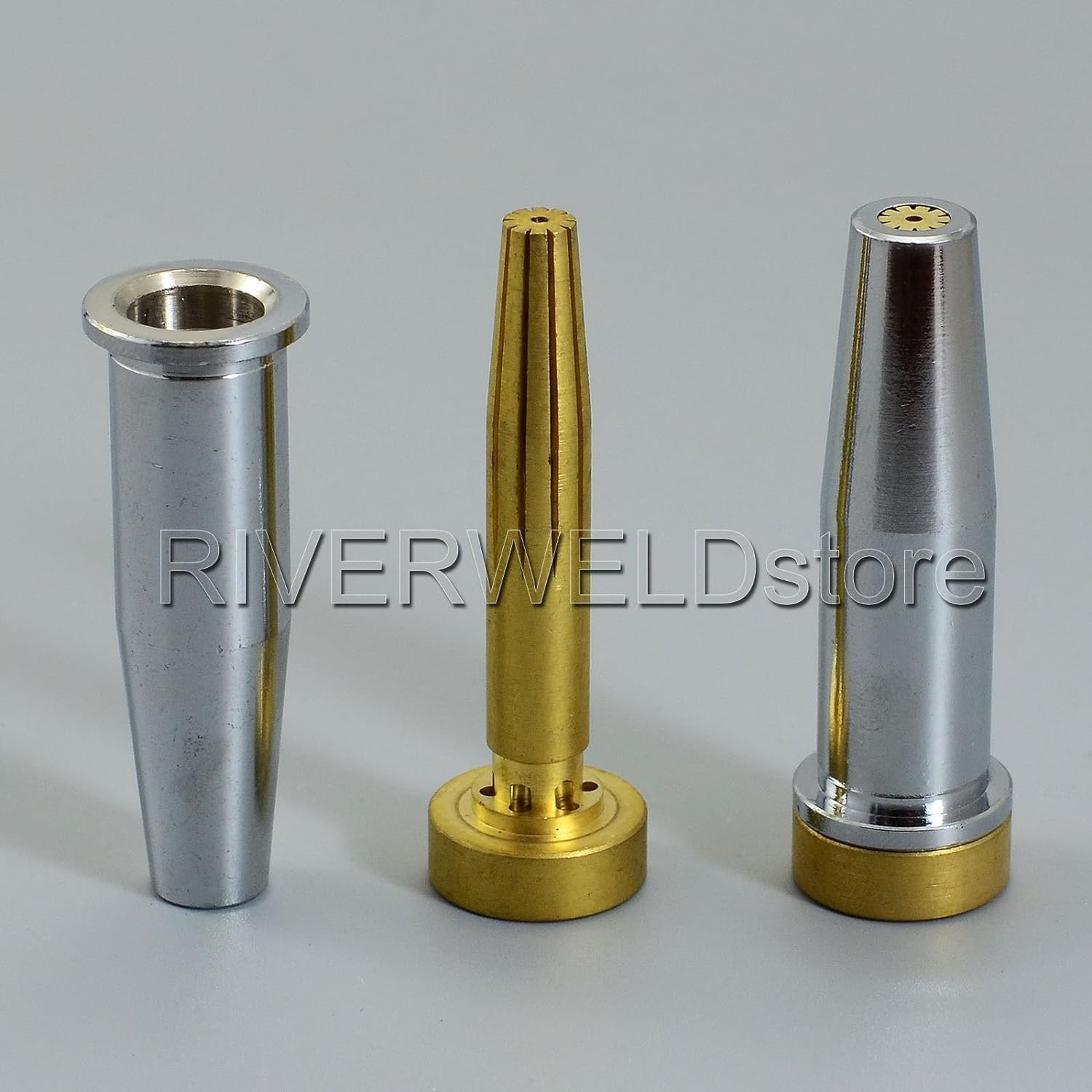 RIVERWELD Acetylene Cutting Tips 6290AC Size 1 & 6290AC-1 2pcs | for Oxygen Oxy Oxyfuel Cutter Torch Made of Copper