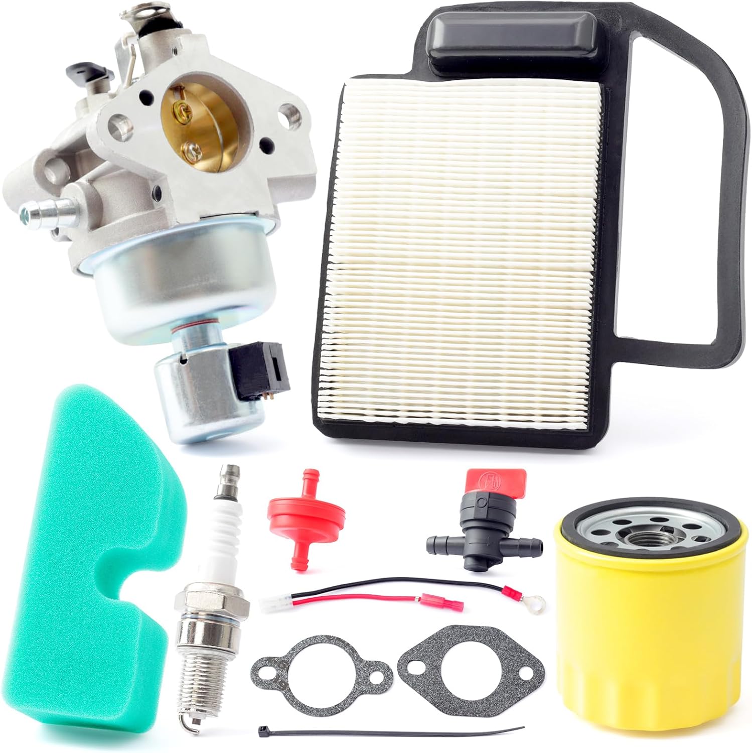 13WV78KS011 Carburetor Kit Replacement for Troy Bilt Bronco 42'' Riding Lawn Mower with 22Hp SV470 SV530 Engines for Kohler Command Pro, Replace 13WX79KT011 13AV60KG211 13BX60TG766 13AX60KH011