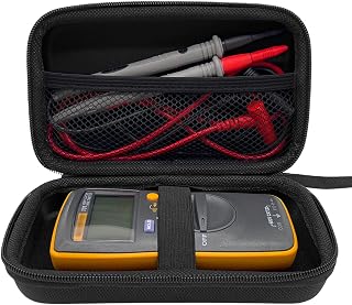 Case for Fluke 101/106/107 Handheld Digital Multimeter, EVA Drop-Resistant Meter Case(Case Only), Black