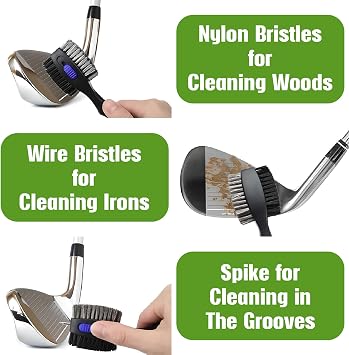American Flag Microfiber Waffle Golf Towel with Clip, Golf Cleaning Kit, Funny Golf Accessories for Golfers