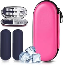 MOSLA Insulin Cooler Travel Case for Diabetic Organize Medication Insulated Cooling Bag with 2 Ice Packs for Insulin Pens and Other Diabetic Supplies