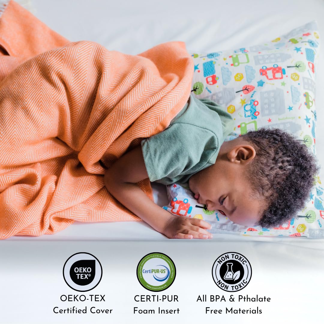 Little Sleepy Head Protector de Cama para niños pequeños | Riel de Cama para niños pequeños | Riel de Cama para niños pequeños con Cubierta Suave | Riel de Seguridad de Espuma con Funda Que se