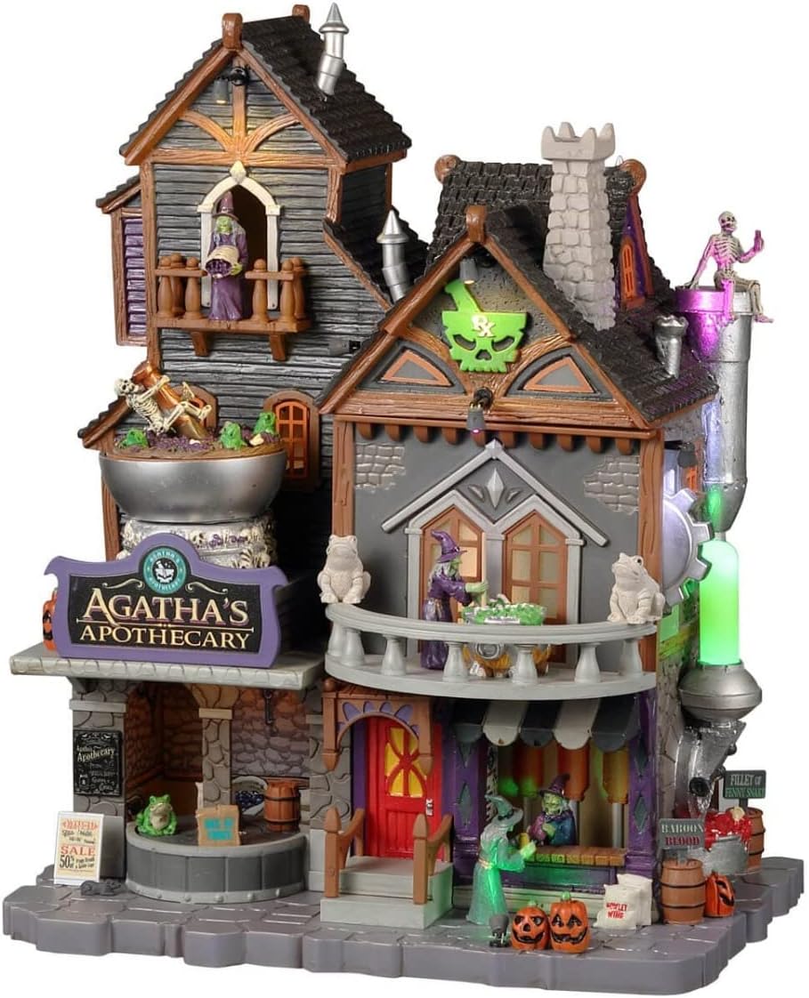 LEMAX Agatha's Apothecary, with 4.5V Adaptor #25848 Green