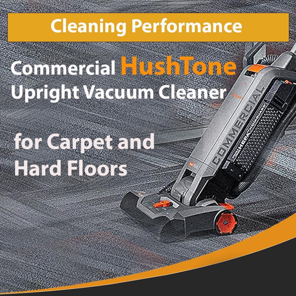 Repalacement for Hoover CH54115 Hustone Commercial Vacuum Cleaner 15" Brush Roll with Flat Non-Stretch Intellibelt Vacuum Belt # 440007803 & 440007804