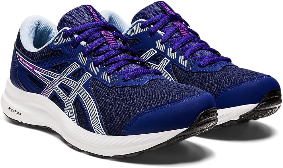 ASICS Women's Gel-Contend 8 Running Shoes, 10, Dive Blue/Soft Sky - Image 3
