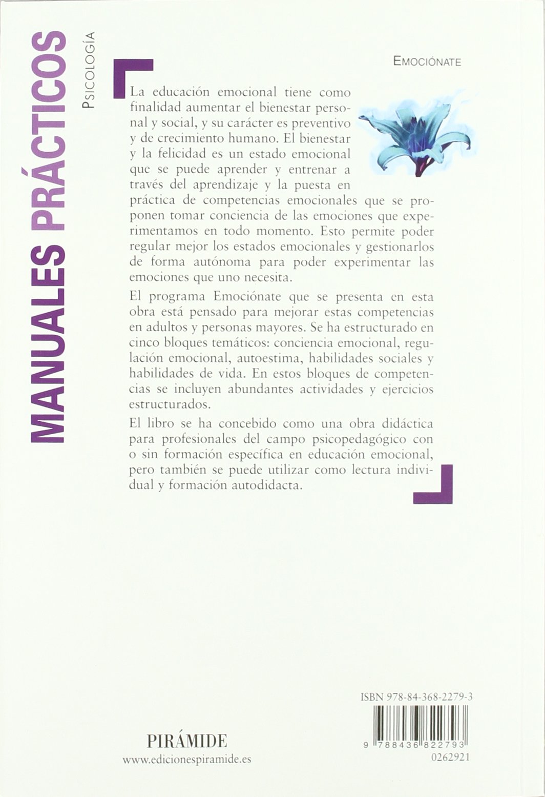 Emociónate: Programa de educación emocional (Manuales prácticos)