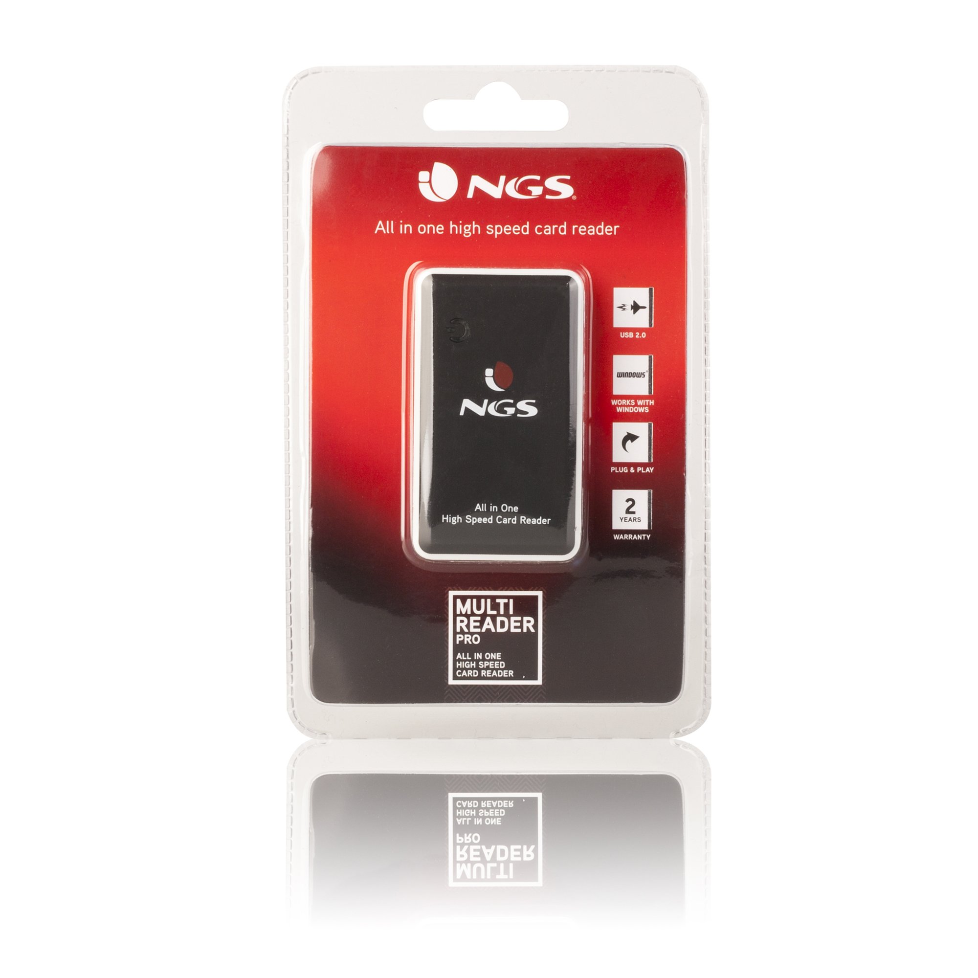 NGS MultiReader USB 2.0 czytnik kart pamięci
