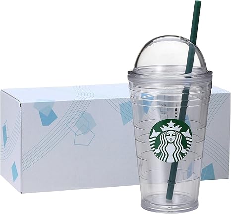 Amazon ロゴコールドカップタンブラードームリッド Starbucks スターバックス サマーギフトボックス付 473ml Dome Lid タンブラーグラス オンライン通販